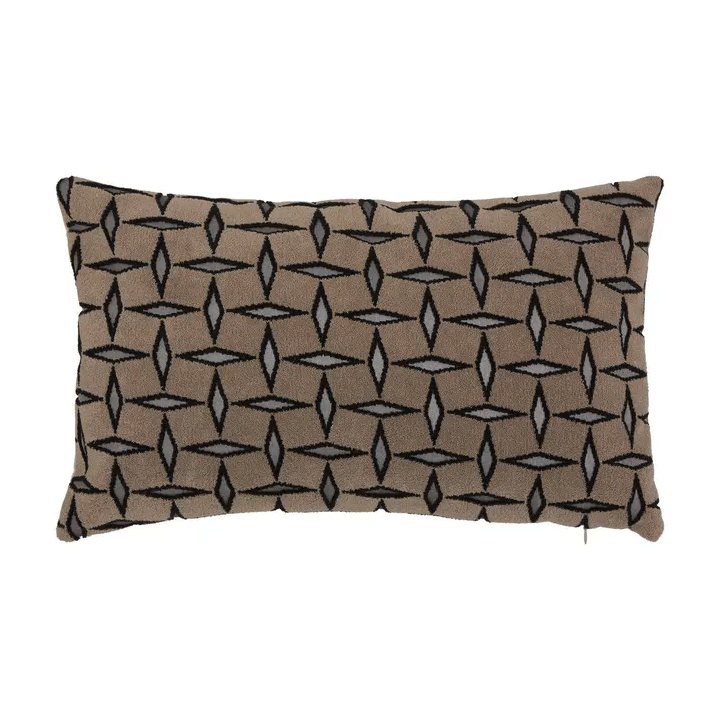 ΜΑΞΙΛΑΡΙ JACQUARD DIAMOND ΚΑΦΕ 30X50 ΕΚ.