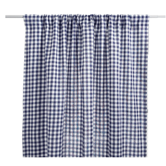 CURTAIN GROOVE BLUE 140X260CM