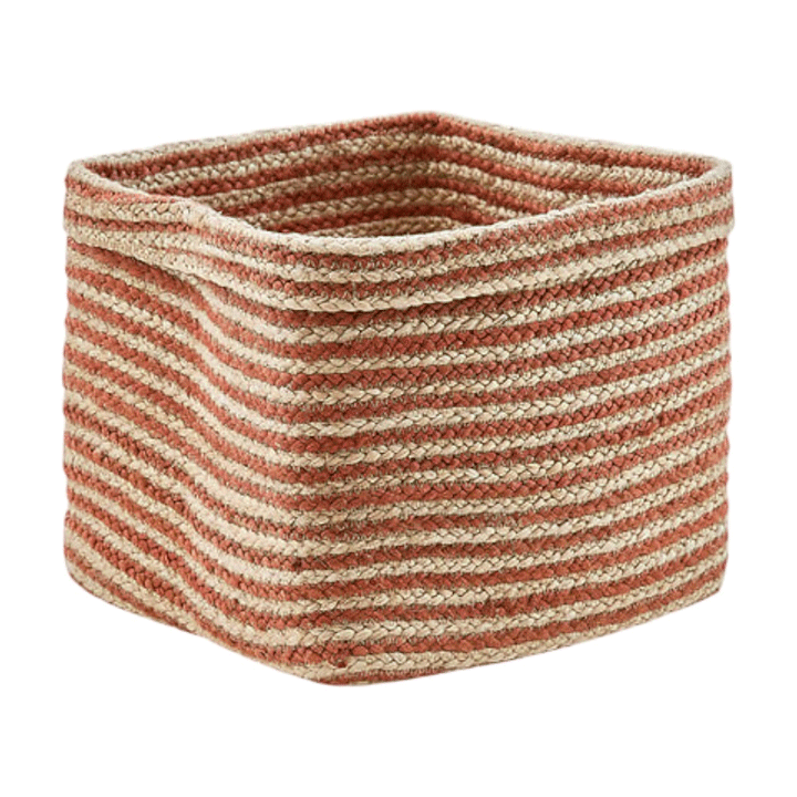 FOLDABL JUTE BASKET TITO 30X30
