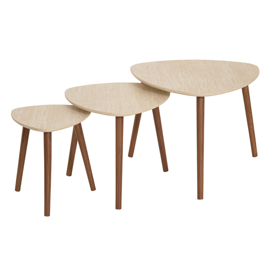 MILEO COFFEE TABLE TRAVERT X3