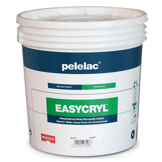 EASYCRYL WHITE EXTERIOR 9LTR