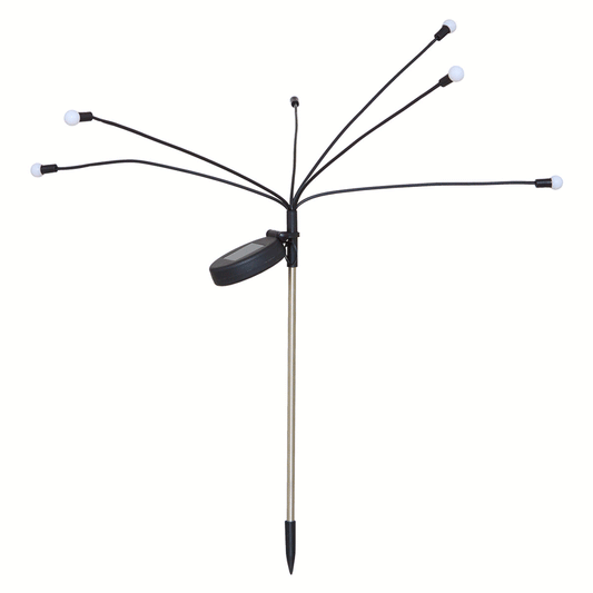 TEA WHITE SOLAR TORCH OUTDOOR H70