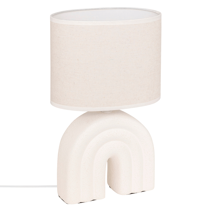 GABIN WHITE TABLE LAMP H32
