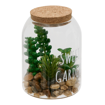 TERRARIUM W/PLANT ADY H13