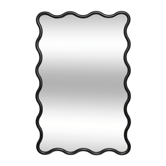 PS MIRR WAVY BLK JUDY 89X59