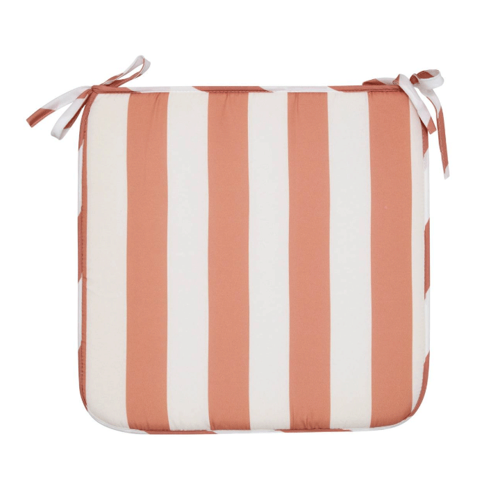CHAIR PAD ORANGE POOLSIDE 39X39CM
