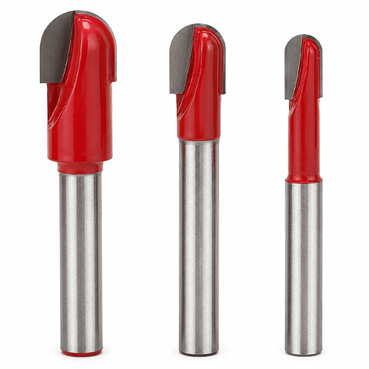 MILESCRAFT 2260 3PCS ROUTER LONG BIT SET 1/4" 3/8" 1/2"