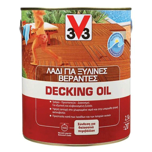 DECKING OIL TEAK 5L V33