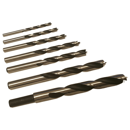 ΣΕΤ 7 ΤΡΥΠΑΝΙΩΝ ΞΥΛΟΥ BRAD POINT Ø4, 5, 6, 7, 8, 10 & 12 MM