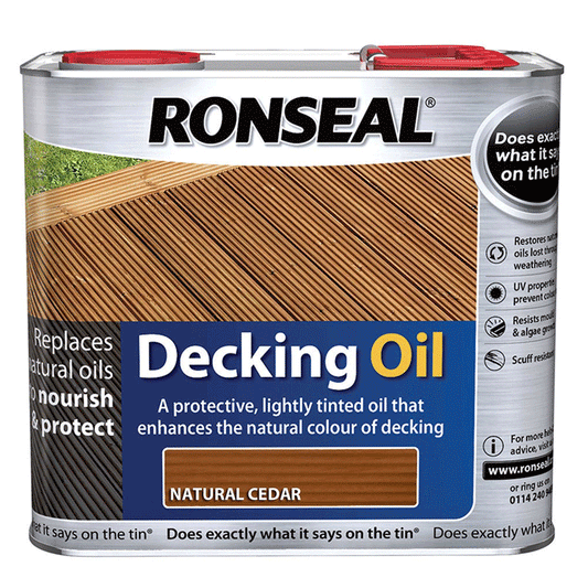 DECKING OIL NATURAL OAK 2.5L