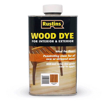 WOOD DYE LIGHT TEAK 250ML