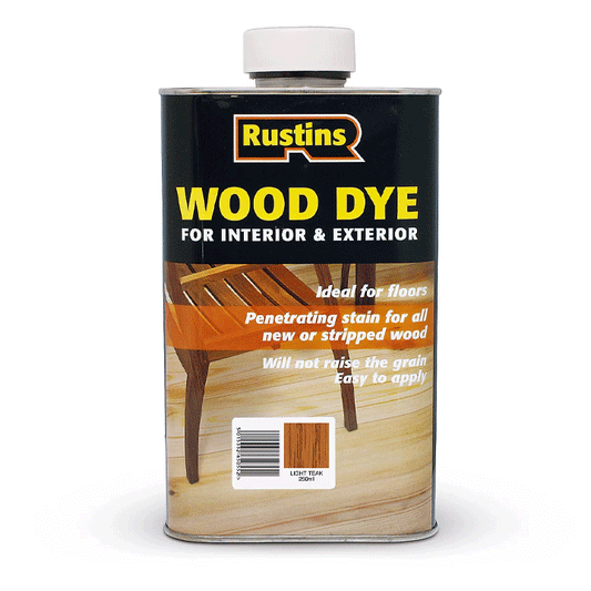WOOD DYE LIGHT TEAK 250ML