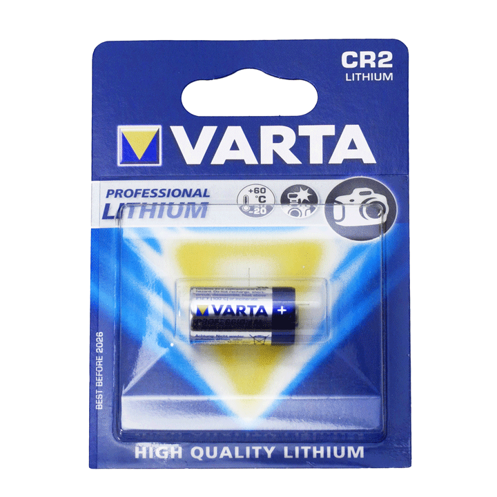 VARTA 3V LITHIUM BATTERY CR2