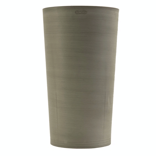 FLOWER POT HIGH CONICAL Ø30CM H52CM LIGHT GREY