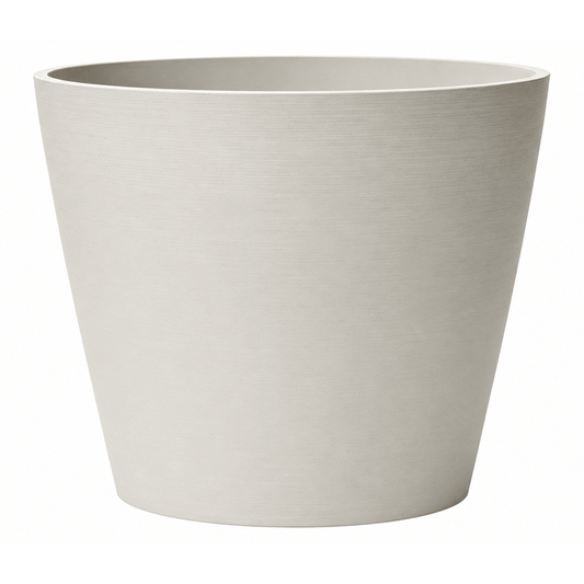 TRUNCATED CONE POT Ø20CM WHITE