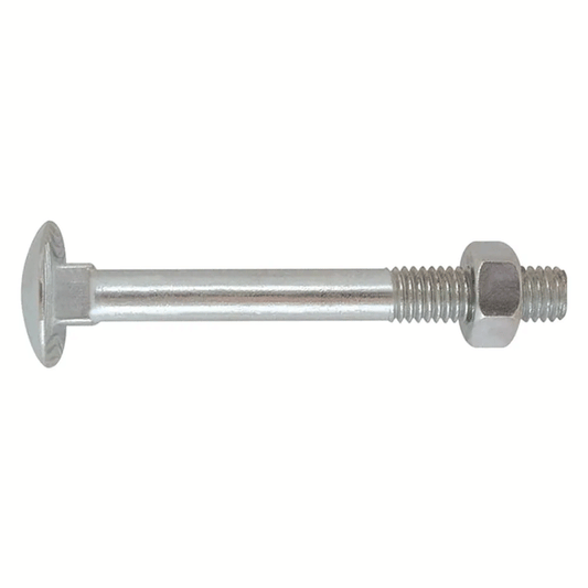 COACH BOLT+NUT ZPL 6X80MM