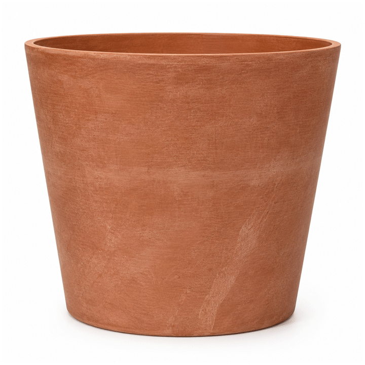TRUNCATED CONE POT Ø50CM TERRACOTTA