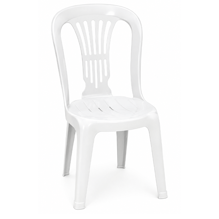 ETPLAST CHAIR VIENNA WHITE 40X40X88CM