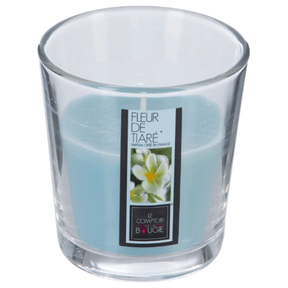 SCENTED GLASS CANDLE 90G TIARE
