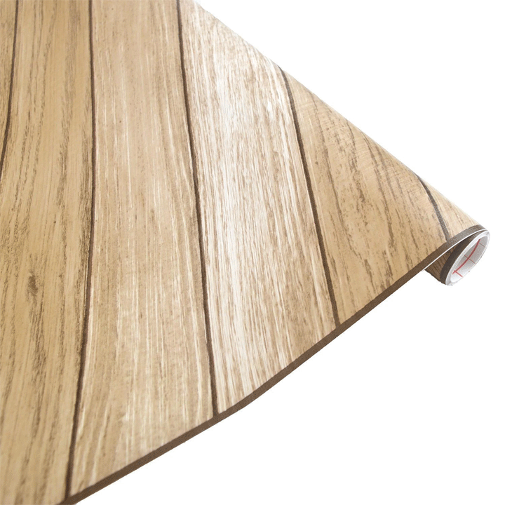 D-C-FIX  SELF-ADHESIVE FILM WOODEN BROWN STRIPS 67.5CMx2M