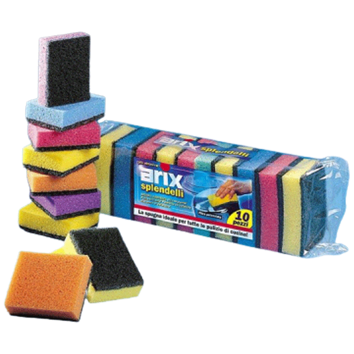 SPONGE SCOURER 10PCS 1276