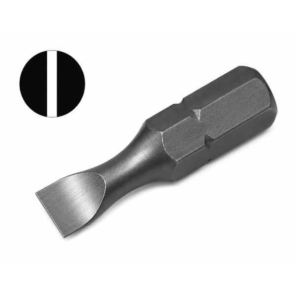 INDUSTRY BIT SLOTTED TORSION 1.0X5.5X50MM BLACK 10PCS