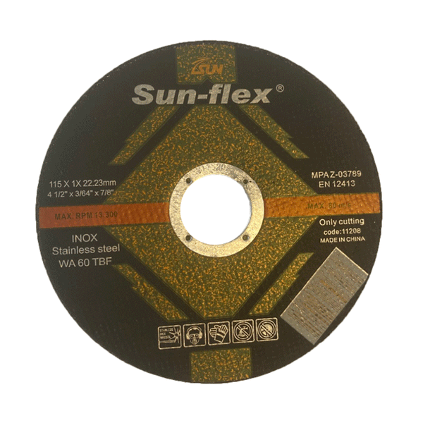 CUTTING DISC INOX 115X1X22.2MM [4.5"]