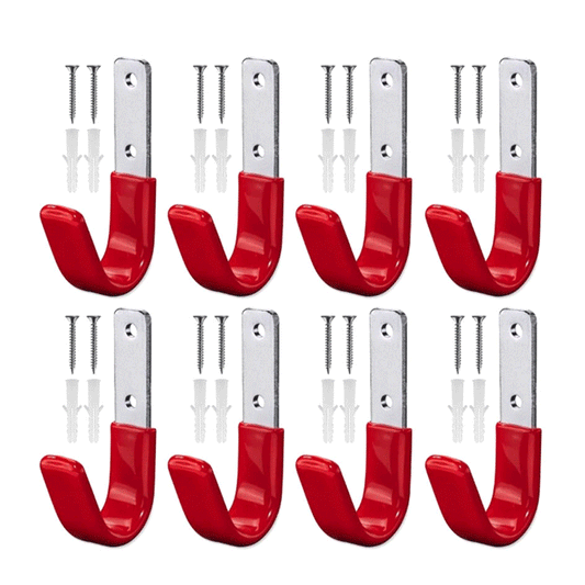 DEKTON 8PCS 8.5CM X 4CM WALL HOOKS MAX CAPACITY 35KG