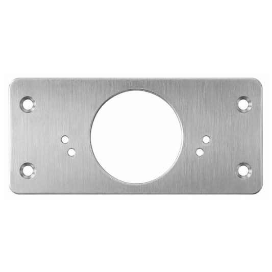 STAINLESS STEEL SINGLE PLATE WITH HOLE 430 90X45MM
