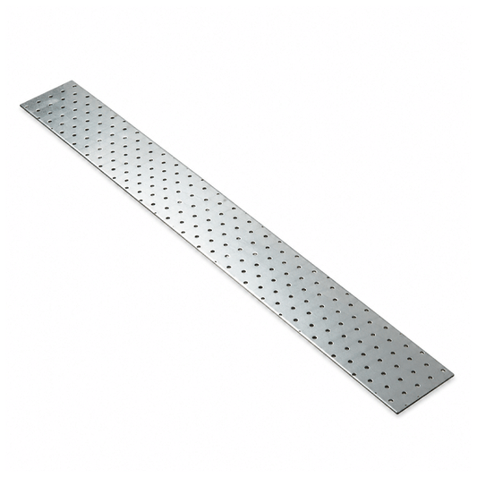 PERFORATED GALVANISED STEEL METAL PLATE 2X40X1200MM