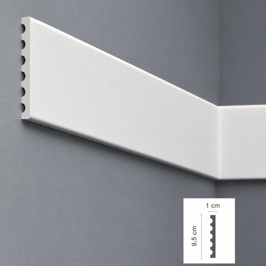 LUXSTYL POLYSTYRENE SKIRTING L9510 200CM