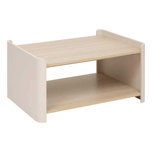 COFFEE TABLE ROUNDY IVORY 80X60CM