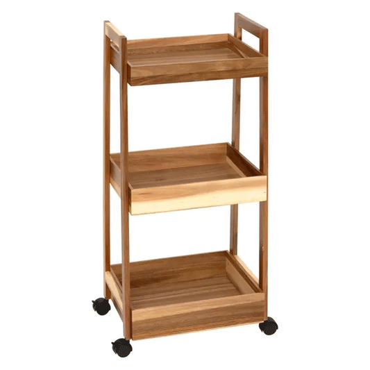 3TIERS TROLLEY ACACIA