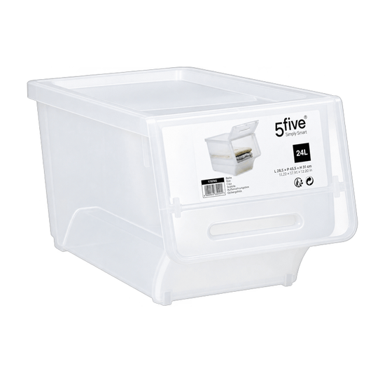 FRONT-OPENING PLASTIC BOX 24L