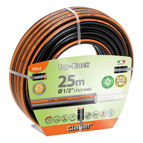 TOP BLACK HOSE 1/2'' 12.5MM 25M