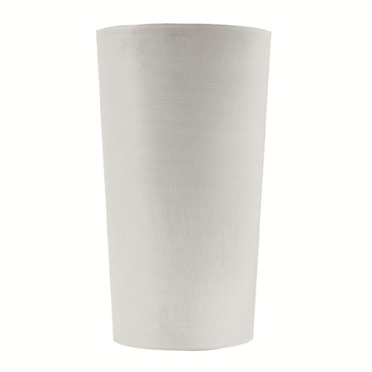 FLOWER POT HIGH CONICAL Ø30CM H52CM WHITE