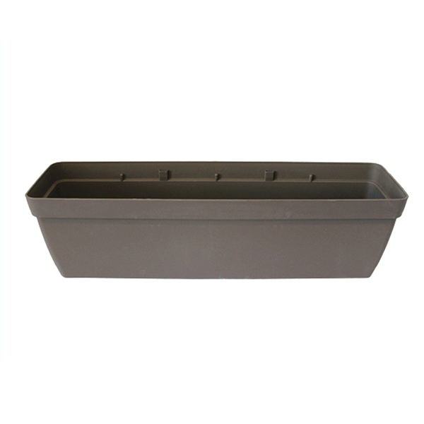 FLOWER POT PP 50X17X16CM TAUPE