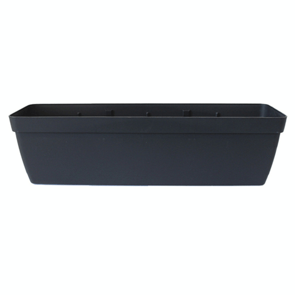 FLOWER POT PP 49X16X16CM ANTHRACITE
