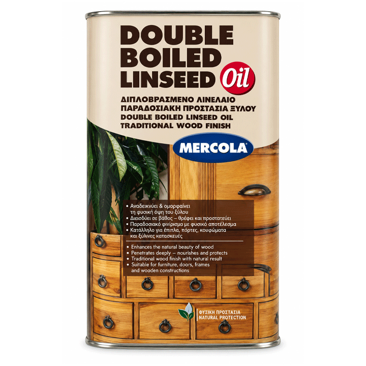 DOUBLE BOILED LINSEED OIL 1L MERCOLA
