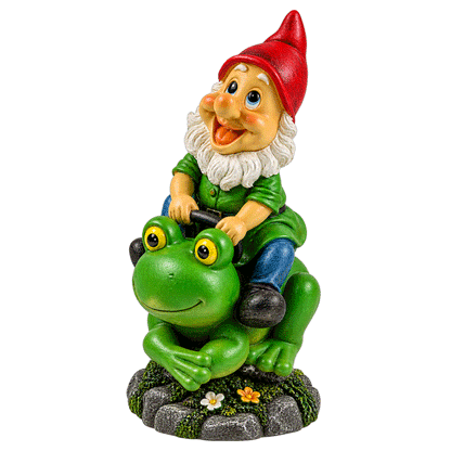 GARDEN GNOME WOBBLING & ANIMAL