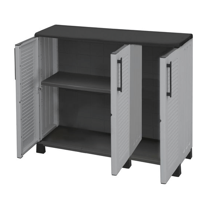 HALF HEIGHT PLASTIC W/3 DOORS