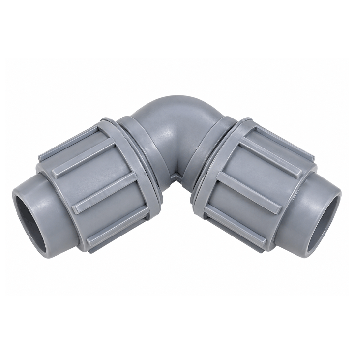 BEND  PP FEMALE THREAD 1/2"X1/2"  GREY