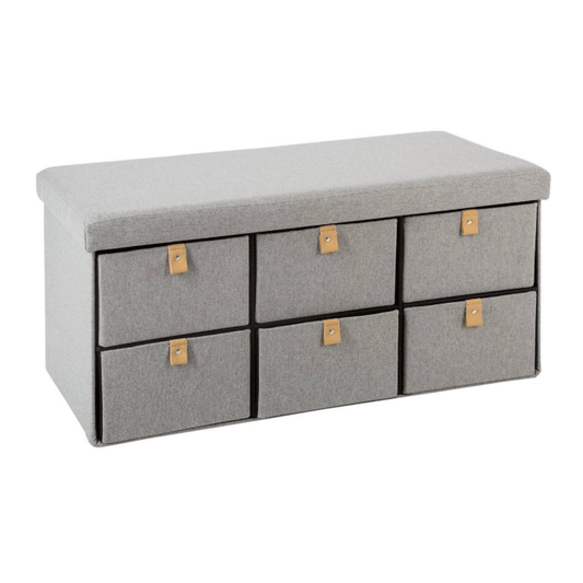 DOUBLE FOLDING STOOL 6DR GREY
