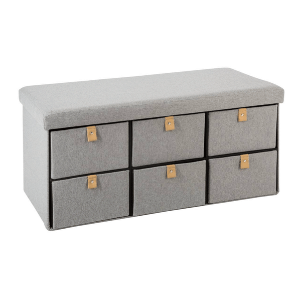 DOUBLE FOLDING STOOL 6DR GREY