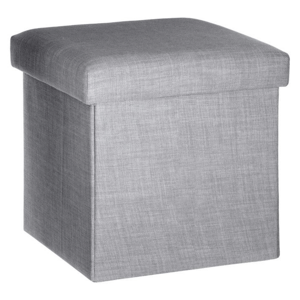 FOLDING STOOL LIGHT GREY TOMAZ