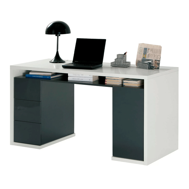 3 DRAWERS+1 DOOR DESK WHITE SR7045K38305
