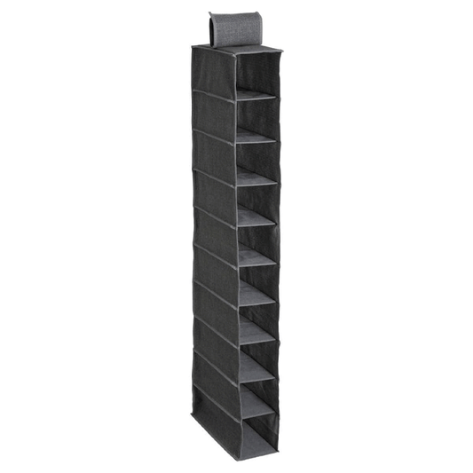 SHOE STORAGE 10 CMPTS GREY LIN