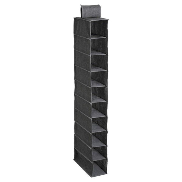 SHOE STORAGE 10 CMPTS GREY LIN