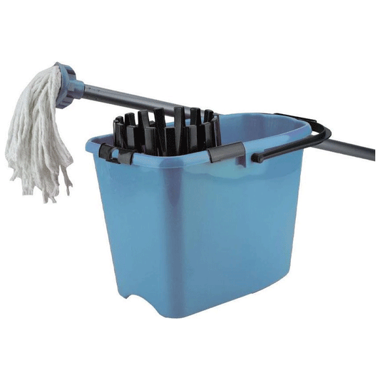 CLEANING SET 4PCS 3ASS CLR 30 2,35 LC MOP/ 110CM HANDLE/10L BUCKET/WRINGER AL