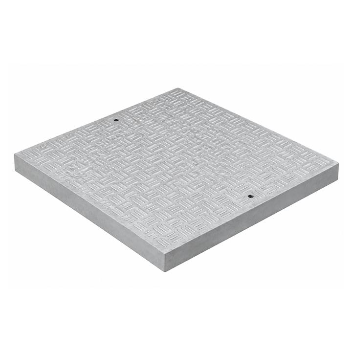 ΕΝΙΣΧΥΜΕΝΟ ΚΑΛΥΜΜΑ UPVC ΓΚΡΙ 300X300MM